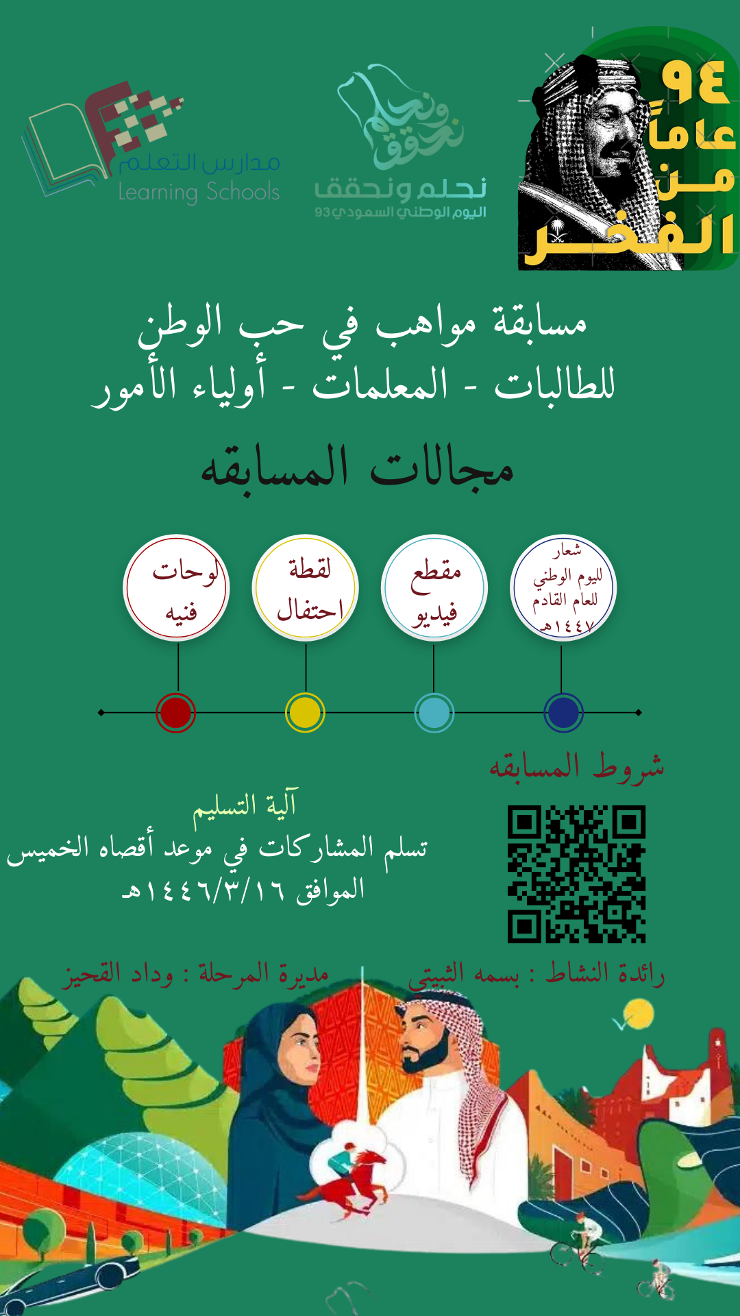 اليوم الوطني السعودي ٩٤ مشاعر فخر واعتزاز 