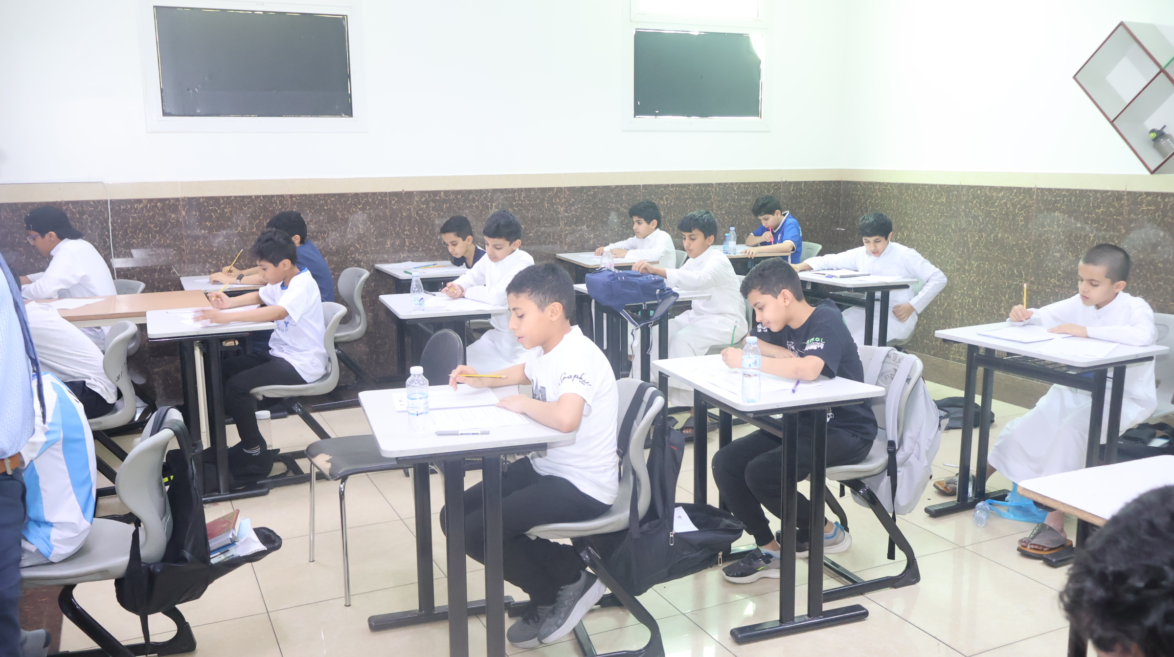 إجراء اختبار نافس المركزي التدريبي