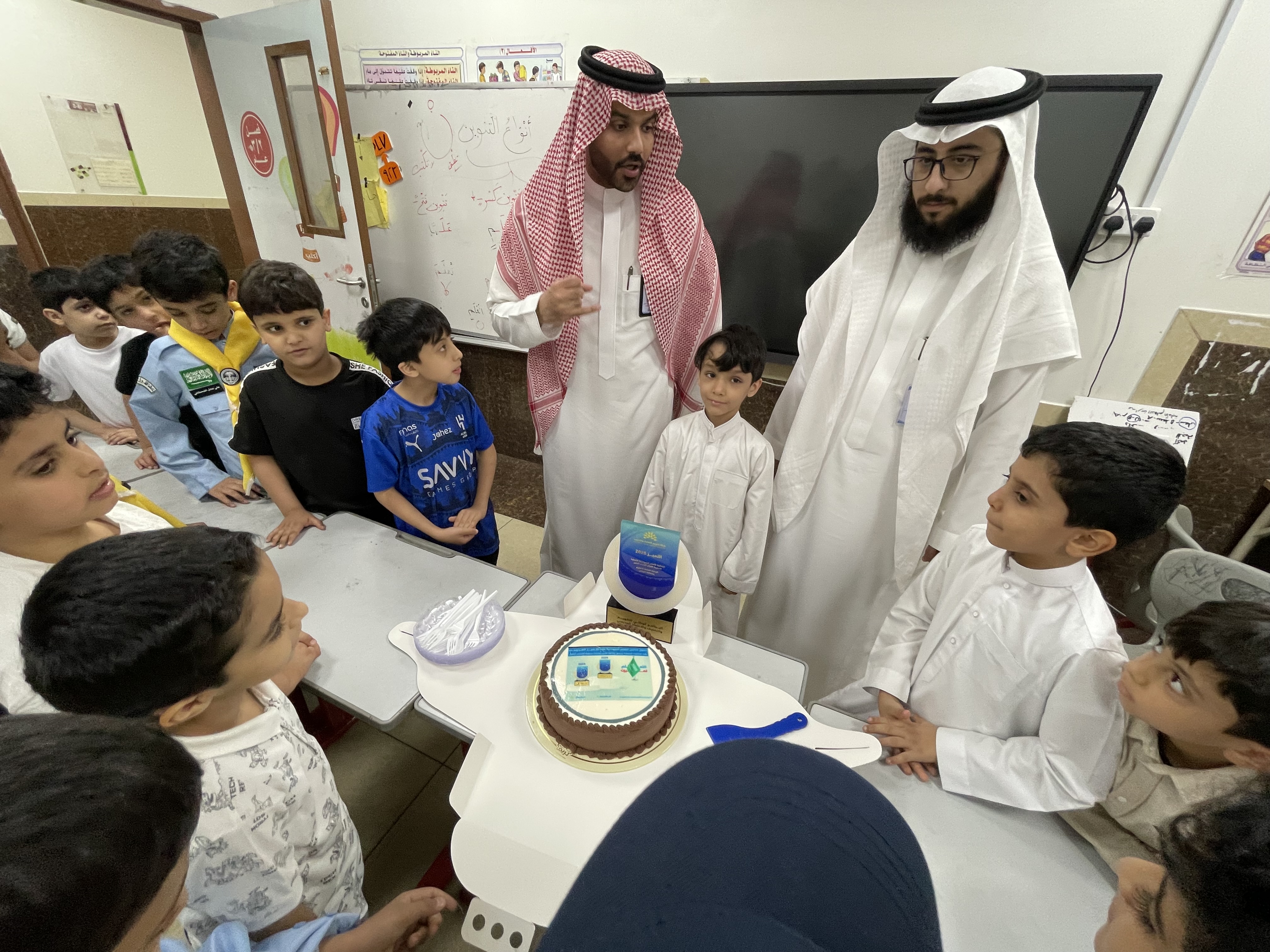 مشاركة طلابية في  الاحتفال  بإنجازات التعلّم \"التميز للعام الثاني على التوالي \"