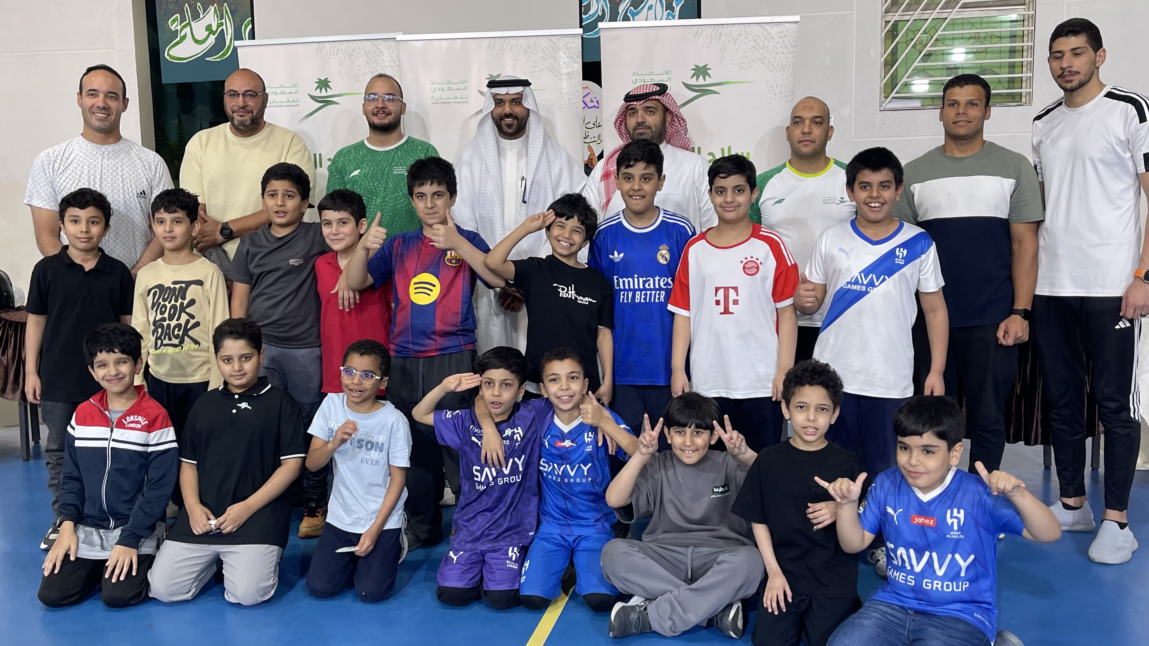 استقبال وفد الاتحاد السعودي لرياضة المبارزة
