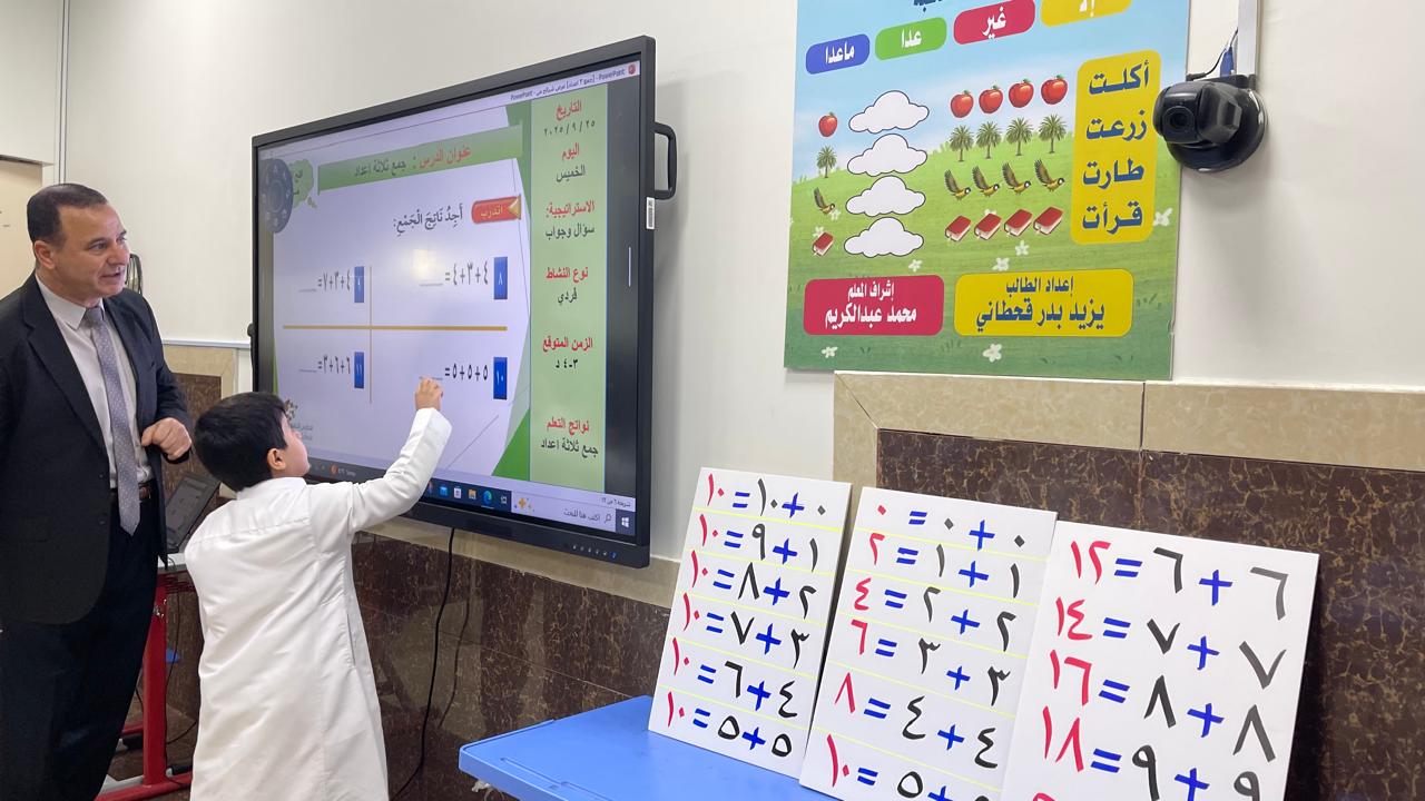 حصة نموذجية - مادة الرياضيات